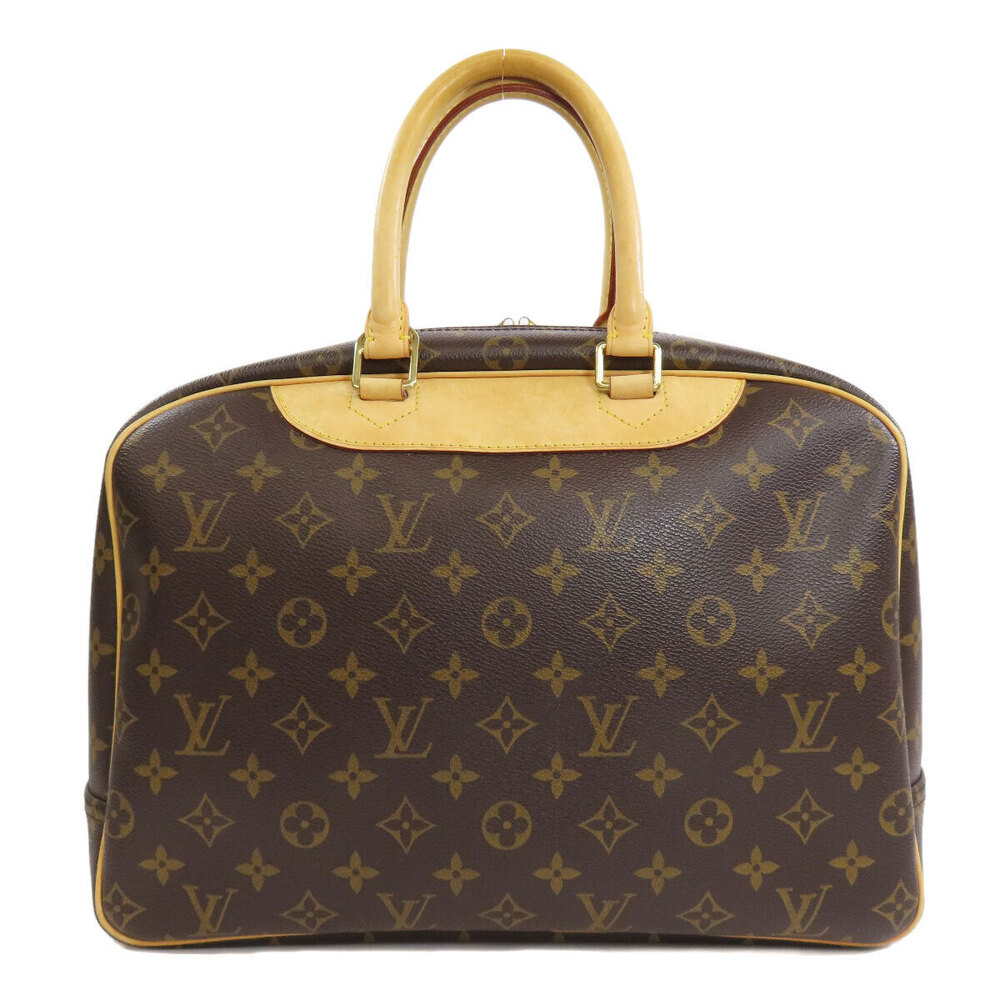 Louis Vuitton Deauville Handbag Canvas Monogram Brown